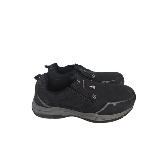 SKECHERS WORK Men's Slip-On Steel Toe Composite Plate Shoes 99999066 Black 9M - Picture 2 of 7